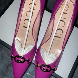 Gucci Zumi Pumps in Fucshia 💖 Brand New